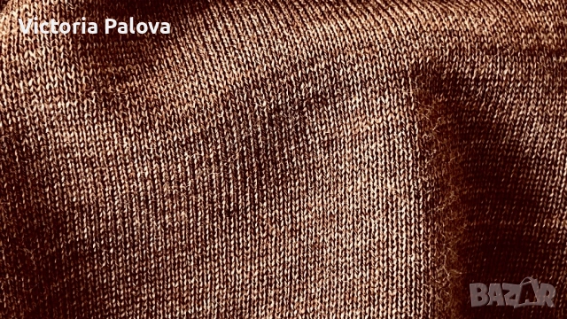 Кафяв мерино пуловер MADS NØRGAARD унисекс  Дания, снимка 12 - Пуловери - 53388153