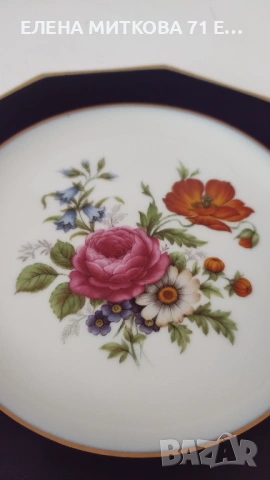 Whinterling Bavaria десертна чиния с многоъгълна форма, снимка 5 - Чинии - 53879540