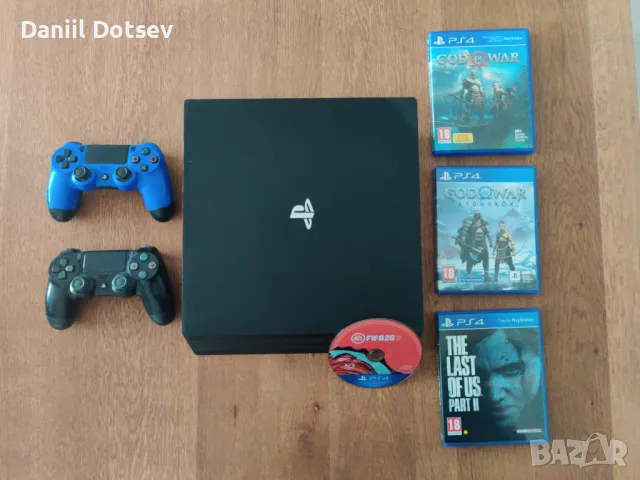 PS4 Pro 1TB с 2 джойстика + игри, снимка 2 - PlayStation конзоли - 48113930