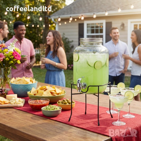  Диспенсер за напитки 4 литра с канелка - AD6741, снимка 5 - Други - 53438389