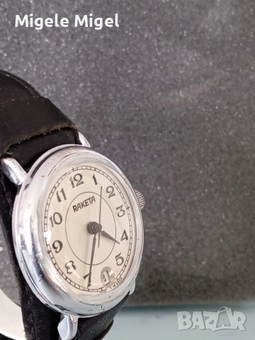 Руски мъжки ръчен часовник РАКЕТА, снимка 4 - Мъжки - 54247381
