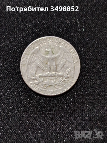 продавам Quarter dolar 1973, снимка 2 - Нумизматика и бонистика - 54142207