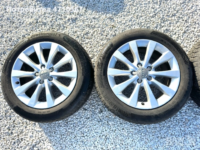 Оригинални Джанти 17 от AUDI A6,A7, 5x112, ET39, 8J, снимка 3 - Гуми и джанти - 53843736