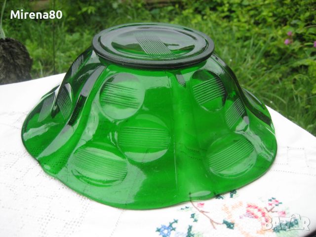 Зелено ретро стъкло, снимка 5 - Други - 45540494