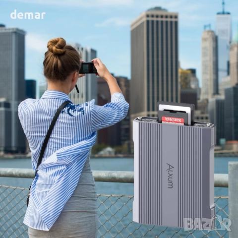 Alxum Aluminium CFexpress Type A & SD 4.0 Четец за карти с два слота, снимка 11 - Кабели и адаптери - 52414151