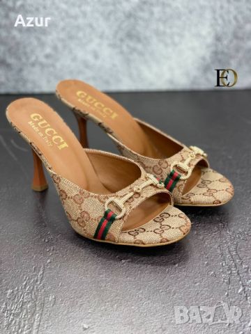 дамски чехли gucci , снимка 2 - Чехли - 45973492