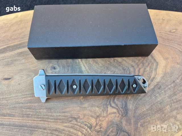 Сгъваем нож BRUTALICA BADYUK Tanto Black Stonewash, снимка 4 - Ножове - 52923062