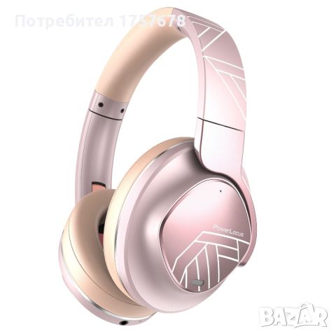 Безжични Слушалки PowerLocus, Bluetooth, Active Noise Cancelling Слушалки, 70 Часа Батерия, Voice As, снимка 7 - Bluetooth слушалки - 45618421