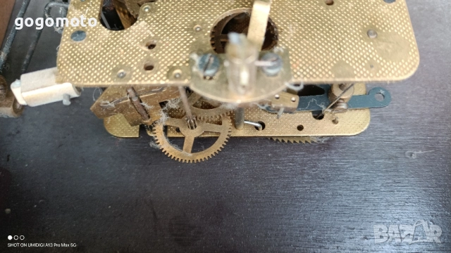 Часовник, стари, стар, антики, винтидж, арт часовник ОРИГИНАЛЕН немски, германски, GERMANY, снимка 17 - Стенни часовници - 51859280