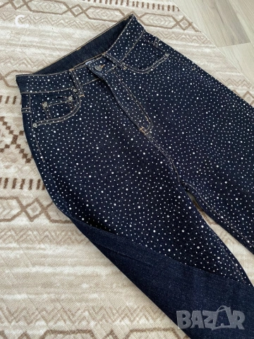 Дамско дънки с камъни, снимка 2 - Дънки - 53848397