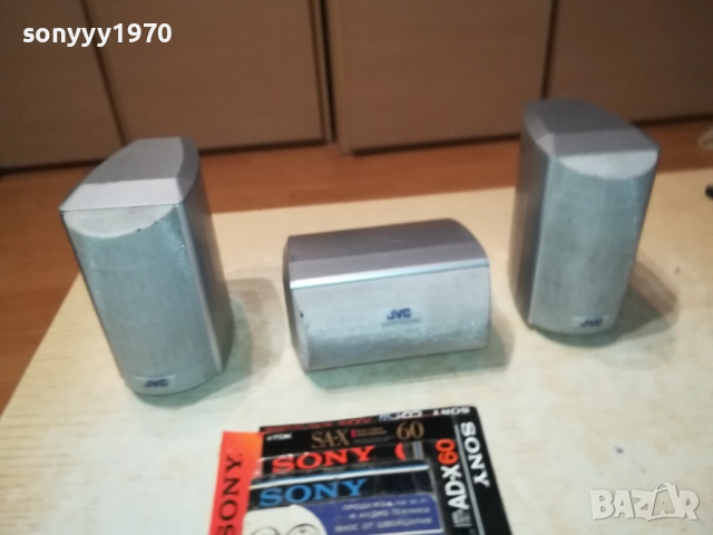 JVC X3-ЦЕНТЪР И ДВЕ КОЛОНИ-ВНОС SWISS 2408250716, снимка 6 - Тонколони - 51469548