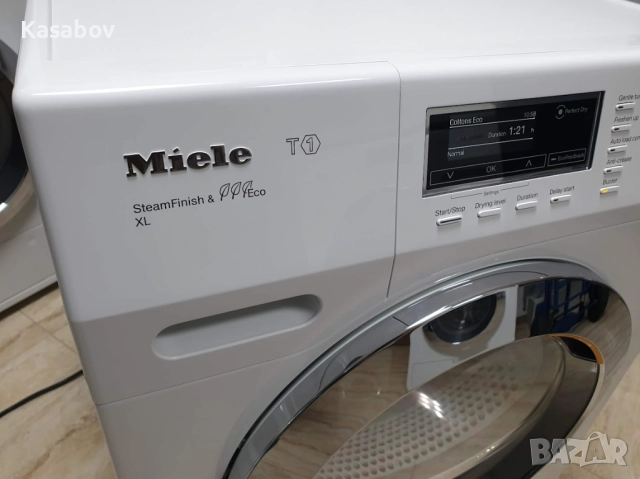 9кг Пара Miele Сушилня с термопомпа Миеле 12м Гаранция, снимка 2 - Сушилни - 52428451