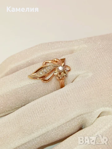 Руско злато , снимка 2 - Пръстени - 50621153