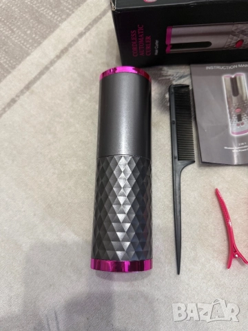 Безкабелен уред за къдрене на коса, снимка 3 - Маши за коса - 52882081