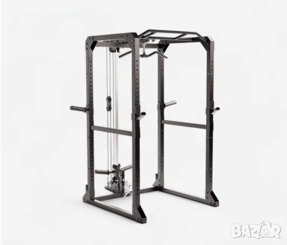 Силова клетка за клек, лег и др. POWER RACK 900, снимка 2 - Фитнес уреди - 54189047