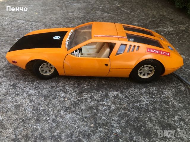 стара количка с дистанционно - "DE TOMASO MANGUSTA" - GDR, снимка 4 - Антикварни и старинни предмети - 45234077