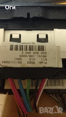 Панел климатик за Фолксваген Поло 01-05г. 6Q0 820 045 E, снимка 3 - Части - 53431053