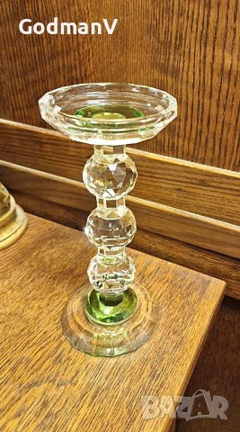 Кристален Свещник, снимка 2 - Декорация за дома - 54084708