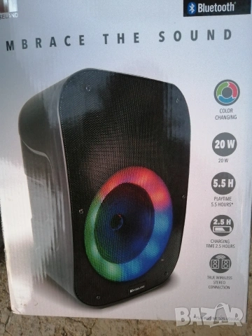 Bluetooth boombox тонколона Roseland, снимка 4 - Bluetooth тонколони - 53183279