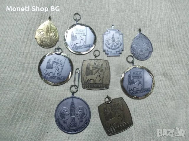 9бр. медали тема Кучета, снимка 2 - Нумизматика и бонистика - 49776984