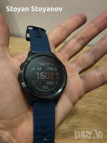 Garmin Fēnix 5 Plus Sapphire Edition (Пълен Комплект + Бонуси), снимка 7 - Смарт часовници - 52593818