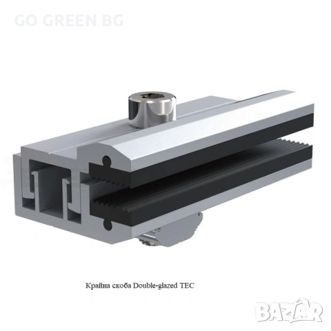 Крайна скоба за монтаж на соларни панели - виж цената в описанието, снимка 3 - Строителни материали - 54037884