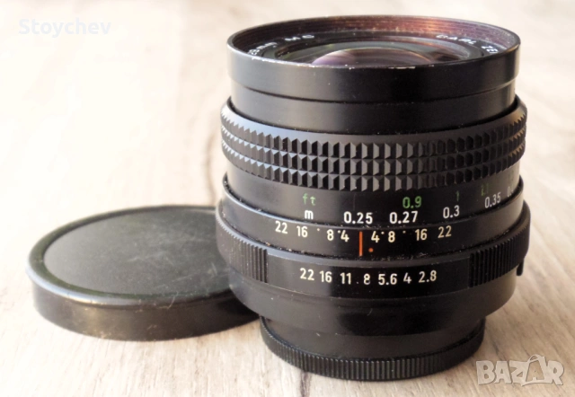 Обектив МС CARL ZEISS JENA Р 29mm 1:2.8. Резба М42, снимка 2 - Обективи и филтри - 53701739