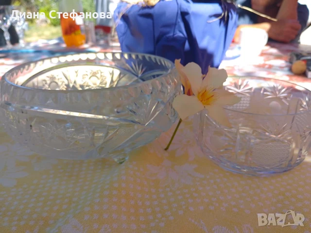 Фруктиера и бонбониера кристал