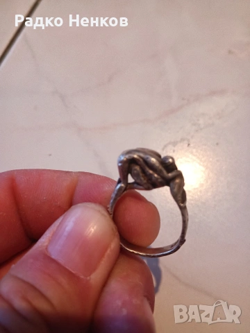 сребърен пръстен .проба 925, снимка 3 - Пръстени - 54158906