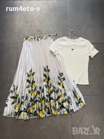 Сатенена пола с лимони