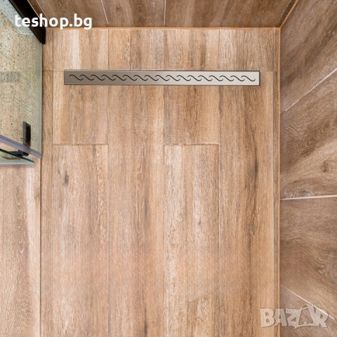 Линеен сифон за баня от неръждаема стомана Aquamarin 100 см