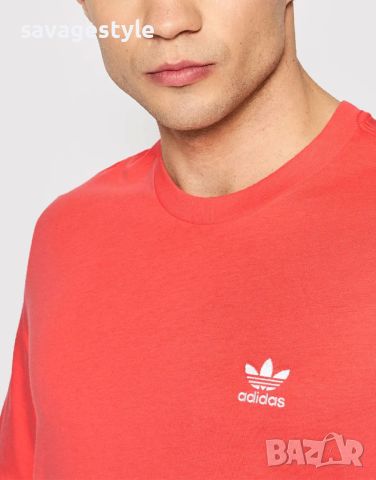 Мъжка тениска ADIDAS Originals Adicolor Essentials Trefoil Tee Pink, снимка 2 - Тениски - 45760445