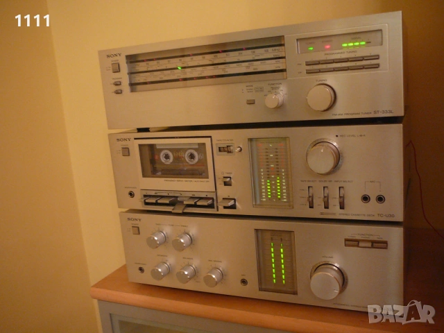 SONY TA-333 I TC-U30 I ST-333L УНИКАЛЕН КОМПЛЕКТ, снимка 3 - Ресийвъри, усилватели, смесителни пултове - 53897583
