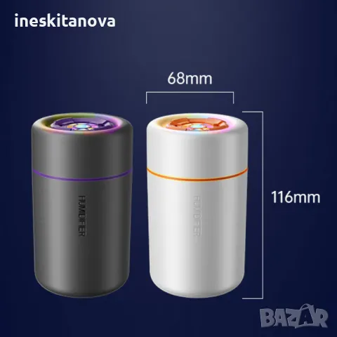 Компактен и елегантен USB ароматен дифузер за вашия комфорт, снимка 4 - Овлажнители и пречистватели за въздух - 48337806