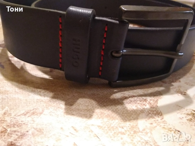 HUGO BOSS Оригинал Нов Мъжки Колан от Естествена Кожа 115см., снимка 6 - Колани - 52656863