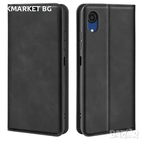 Samsung Galaxy A03 Core Magnetic Wallet Кожен Калъф и Протектор, снимка 1 - Калъфи, кейсове - 48463138