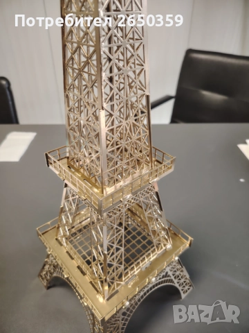 Метална фигура на Айфелова кула-60 см., снимка 3 - Декорация за дома - 52331051