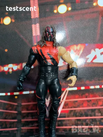 Екшън фигура WWE Kane The Big Red Machine Elite figure Кейн mattel wwe, снимка 6 - Колекции - 49511443