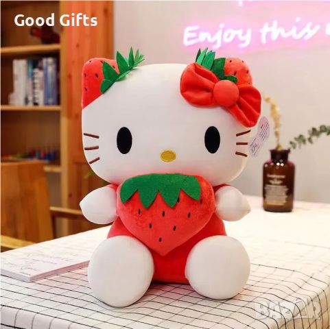 Плюшена играчка Hello Kitty, 30см, снимка 5 - Плюшени играчки - 45187110