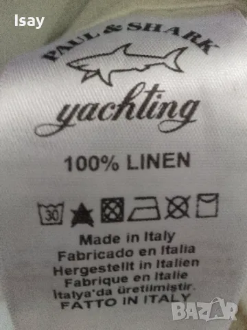 Мъжка риза Паул Шарк 100% лен 3ХЛ последен размер , снимка 2 - Ризи - 48808302