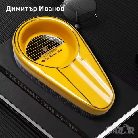 COHIBA Керамичен пепелник за 1 пурa, снимка 3 - Други ценни предмети - 47318689