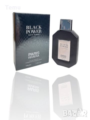 Paris Riviera Black Power 100ml EDT Men Black Code. Ароматни нотки: дървесно-ориенталски, свежи, инт, снимка 3 - Мъжки парфюми - 46436679