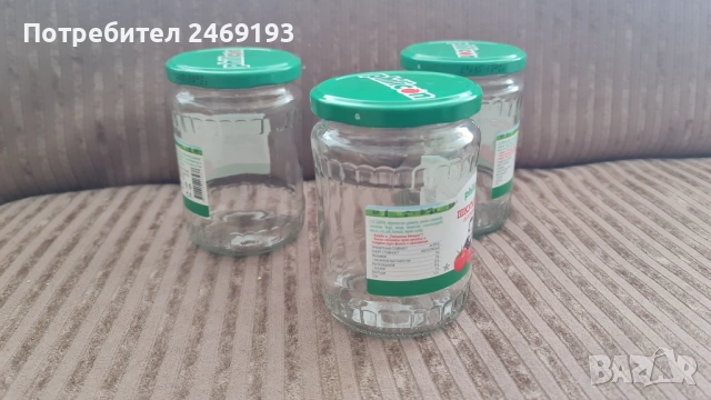 Нови буркани 580мл и 720мл,50 броя