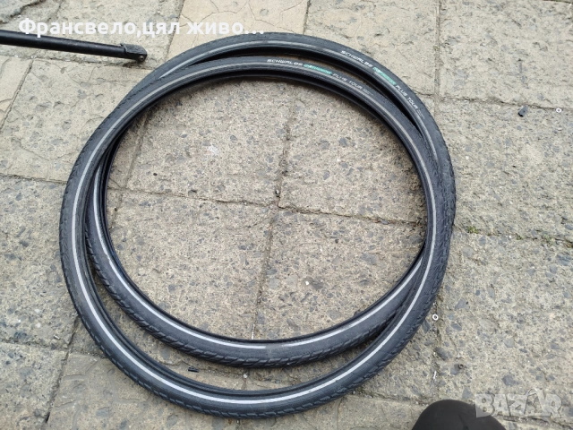 28 цола гуми против пукане за велосипед колело schwalbe plus , снимка 2 - Части за велосипеди - 53886659
