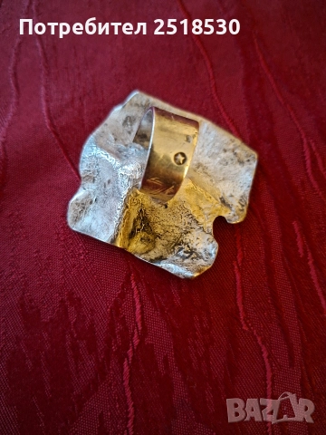 Сребърни масивни авторски пръстени, снимка 7 - Пръстени - 52635124