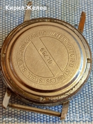 Стар механичен часовник YEOMAN рядък за КОЛЕКЦИЯ 52733, снимка 6 - Антикварни и старинни предмети - 54109386