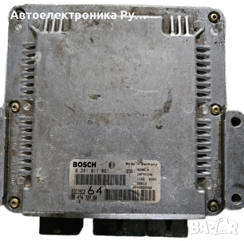 Компютър двигател за Peugeot 307 2.0 HDi ,0 281 011 081, 0281011081, 96 474 727 80, 9647472780