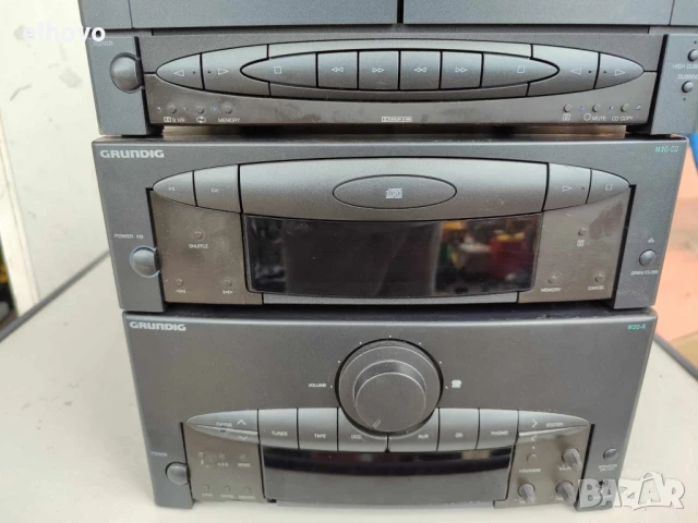 Стерео усилвател, дек и CD Grundig M30, снимка 3 - Аудиосистеми - 50846714
