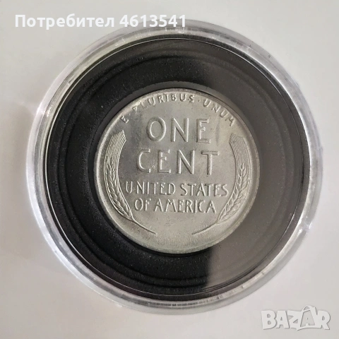 $1цент от 1943г, снимка 2 - Антикварни и старинни предмети - 54040936