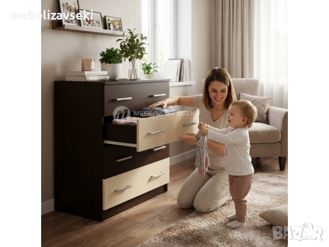 Нов! Скрин Компанит Комод-4Б